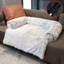 Hundebett | Sofa | Luxus | Waschbar | Komfortabel | Sicher | Warm | Vielseitig-Grau-S (90x75x15 cm)-Niet wasbaar-Luzern Mode