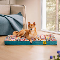 Hundebett | Marokkanischer Stil Komfortabel Ergonomisch Weich Stilvoll-Blau-M-Luzern Mode