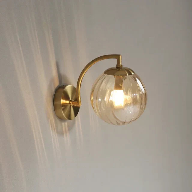 Wandleuchte | Modern | Stilvoll | Glas | Vielseitig | Langlebig | Einzigartig | LED | Atmosphärisch-Bernstein-Luzern Mode