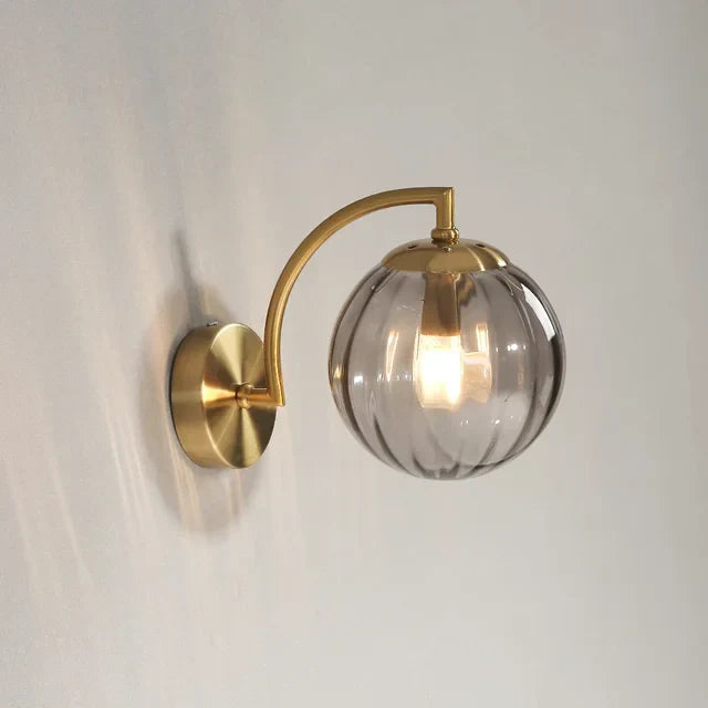 Wandleuchte | Modern | Stilvoll | Glas | Vielseitig | Langlebig | Einzigartig | LED | Atmosphärisch-Rauchgrau-Luzern Mode