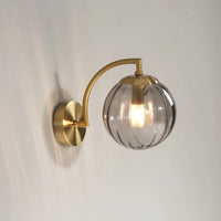 Wandleuchte | Modern | Stilvoll | Glas | Vielseitig | Langlebig | Einzigartig | LED | Atmosphärisch-Rauchgrau-Luzern Mode