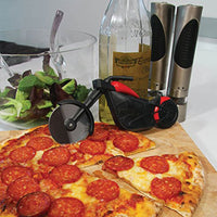 Pizzaschneider | Motorrad | Humor | Scharf | Langlebig | Edelstahl | Stilvoll | Ständer-Luzern Mode