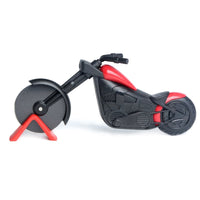 Pizzaschneider | Motorrad | Humor | Scharf | Langlebig | Edelstahl | Stilvoll | Ständer-Luzern Mode