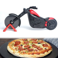 Pizzaschneider | Motorrad | Humor | Scharf | Langlebig | Edelstahl | Stilvoll | Ständer-Luzern Mode