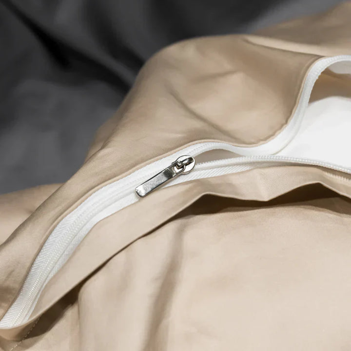 Bettwäsche Set | 4-teilig Satin Luxuriös Weich Komfortabel Langlebig Atmungsaktiv-Luzern Mode