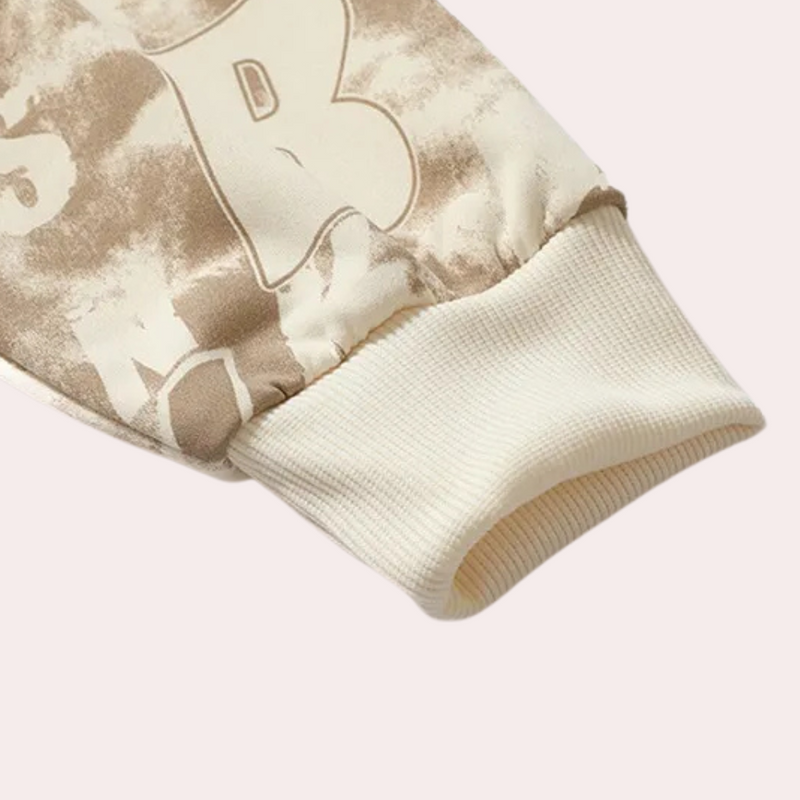 Herren Sweatshirt mit Buchstabenmuster - Lässiger Stil-Luzern Mode