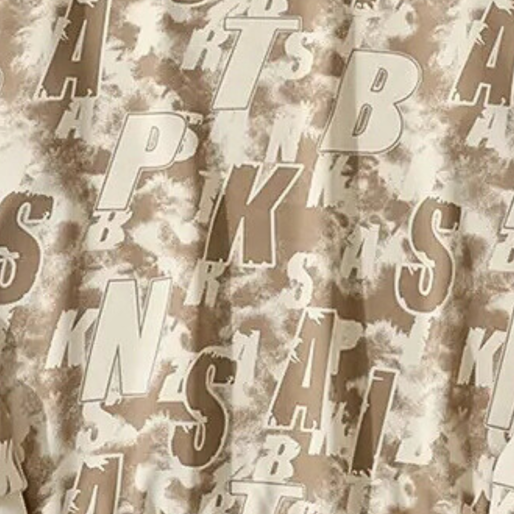 Herren Sweatshirt mit Buchstabenmuster - Lässiger Stil-Luzern Mode