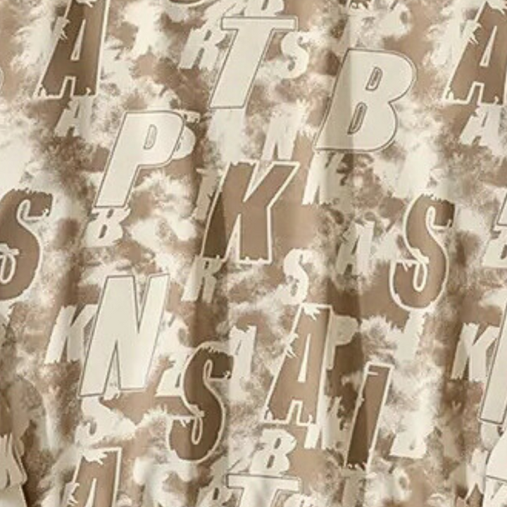 Herren Sweatshirt mit Buchstabenmuster - Lässiger Stil-Luzern Mode
