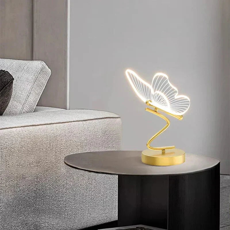 Vlinder Tischlampe | Einzigartig Stimmungsvolles LED Energiesparend Langlebig Stilvoll Modern-Luzern Mode