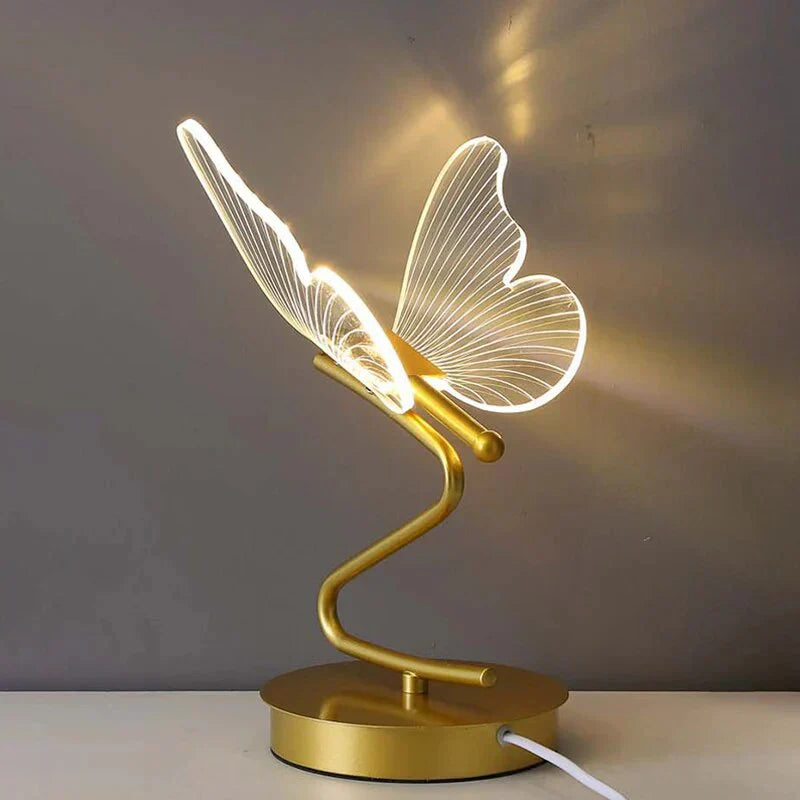 Vlinder Tischlampe | Einzigartig Stimmungsvolles LED Energiesparend Langlebig Stilvoll Modern-Luzern Mode