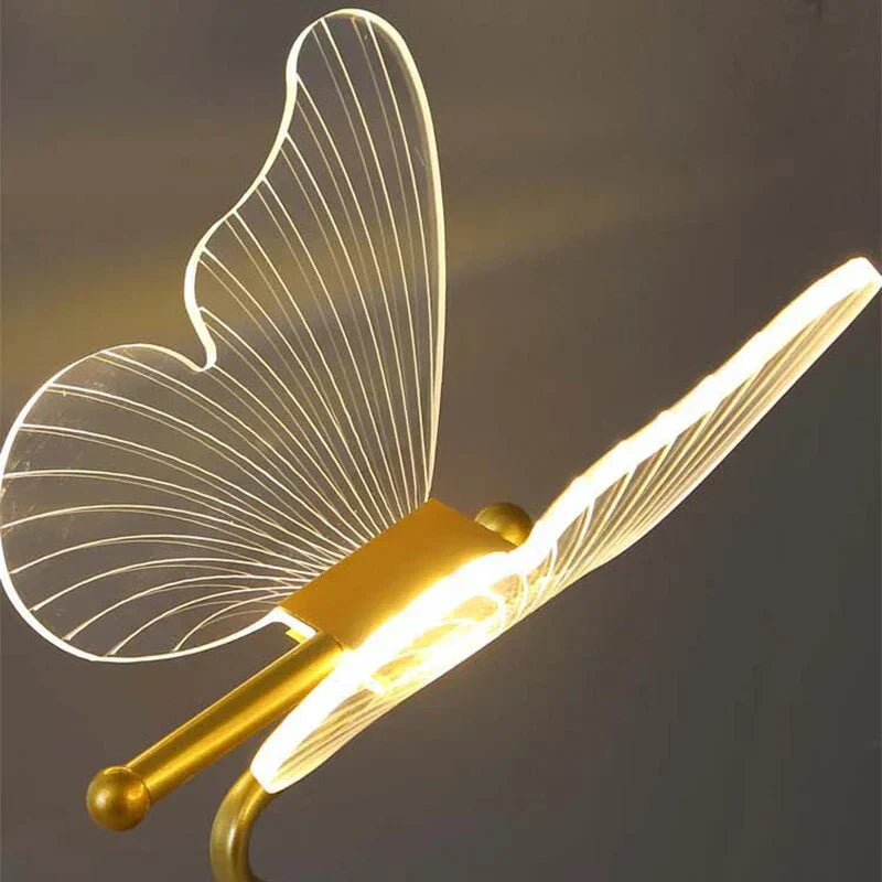 Vlinder Tischlampe | Einzigartig Stimmungsvolles LED Energiesparend Langlebig Stilvoll Modern-Luzern Mode