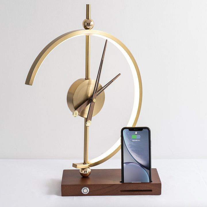 Lampenuhr | LED Stilvoll Wiederaufladbar Nachhaltig Einzigartig Vielseitig Modern-Luzern Mode