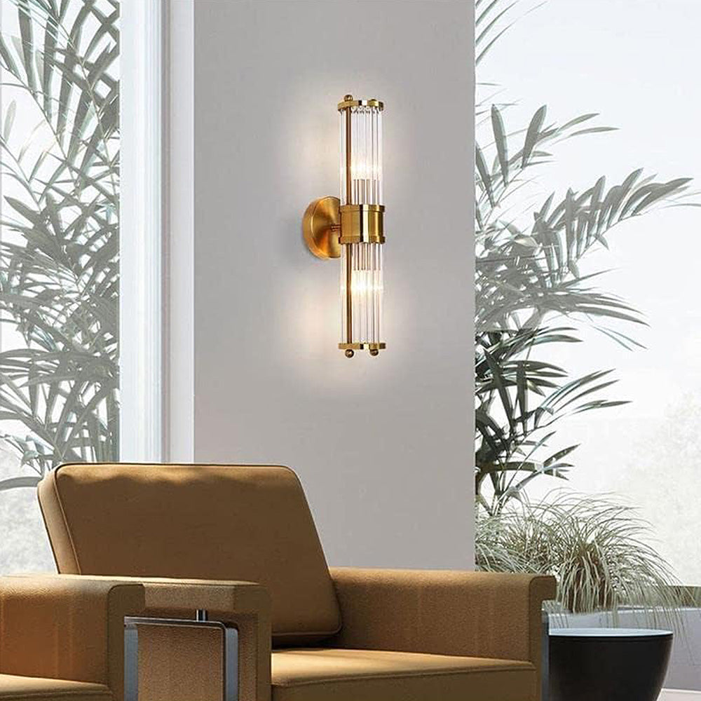 Goldene Wandleuchte | Zylinder Luxus Stilvoll LED Langlebig Vielseitig-Luzern Mode