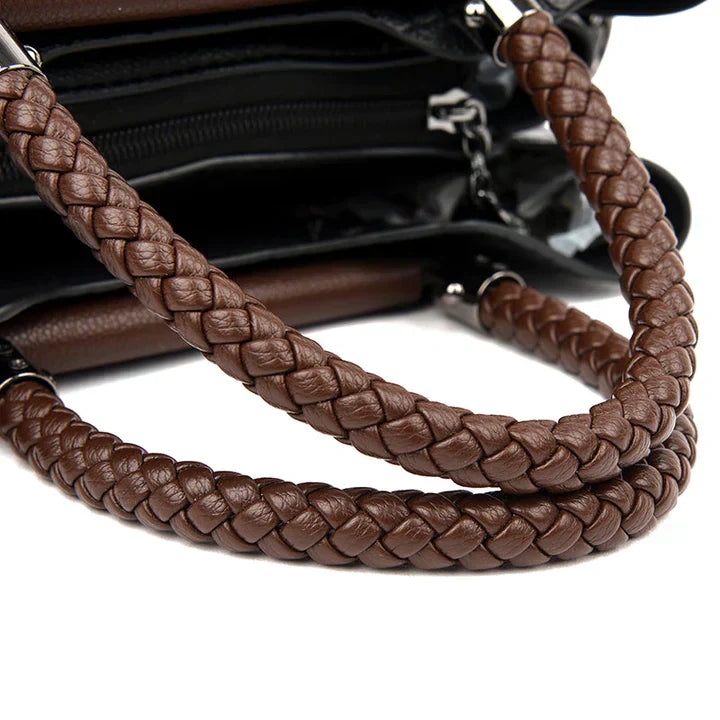 Geflochtene Handtasche Damen - Elegante Schultertasche-Luzern Mode
