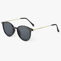 Damen Sonnenbrille | Rundem Rahmen | UV-Schutz | Retro Design-Schwartz-Luzern Mode