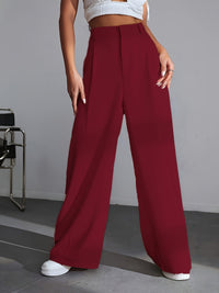 Damen High Waist Palazzo Hose mit weitem Bein Design-Luzern Mode