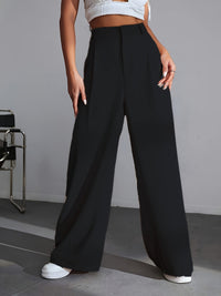 Damen High Waist Palazzo Hose mit weitem Bein Design-Luzern Mode