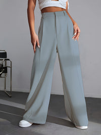 Damen High Waist Palazzo Hose mit weitem Bein Design-Luzern Mode