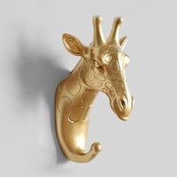 Goldene Tier-Wandhaken | Luxuriös Stilvoll Einzigartig Praktisch Langlebig-Giraffe-Luzern Mode