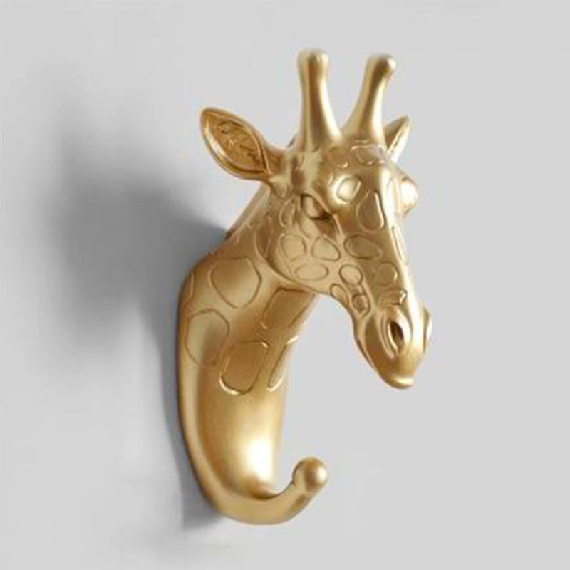 Goldene Tier-Wandhaken | Luxuriös Stilvoll Einzigartig Praktisch Langlebig-Giraffe-Luzern Mode