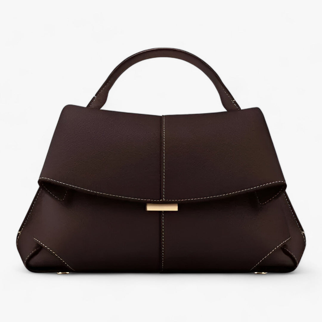 Luxuriöse Damenhandtasche aus Leder mit elegantem Design-Bordeaux-Luzern Mode