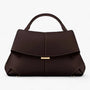 Luxuriöse Damenhandtasche aus Leder mit elegantem Design-Bordeaux-Luzern Mode