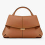 Luxuriöse Damenhandtasche aus Leder mit elegantem Design-Braun-Luzern Mode