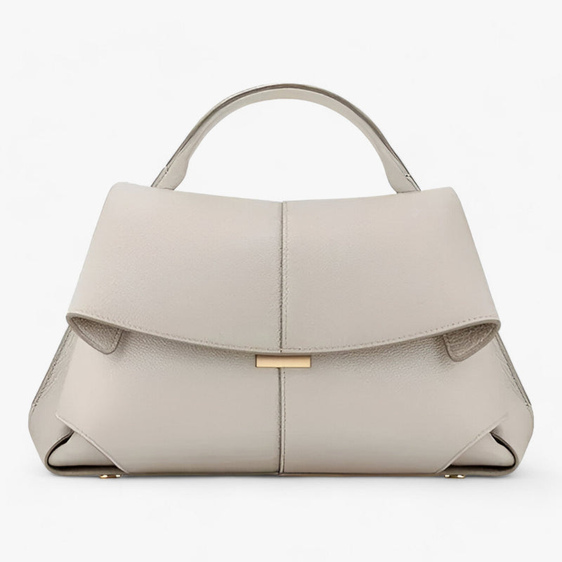 Luxuriöse Damenhandtasche aus Leder mit elegantem Design-Weiß-Luzern Mode