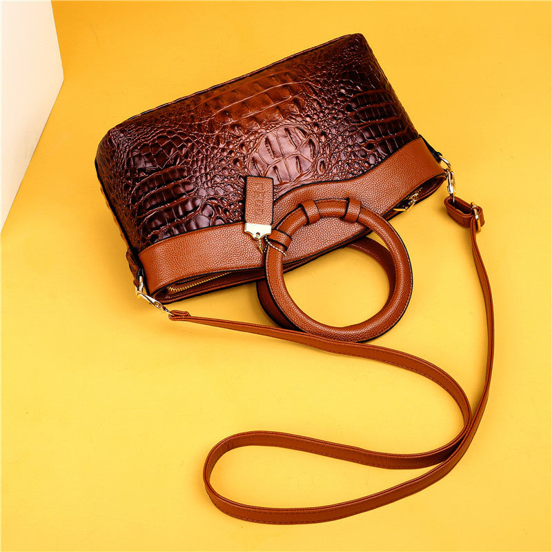 Luxuriöse Damenhandtasche mit geräumigem Innenfach-Luzern Mode