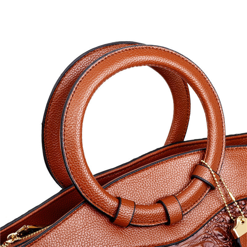 Luxuriöse Damenhandtasche mit geräumigem Innenfach-Luzern Mode