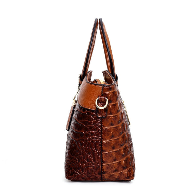 Luxuriöse Damenhandtasche mit geräumigem Innenfach-Luzern Mode