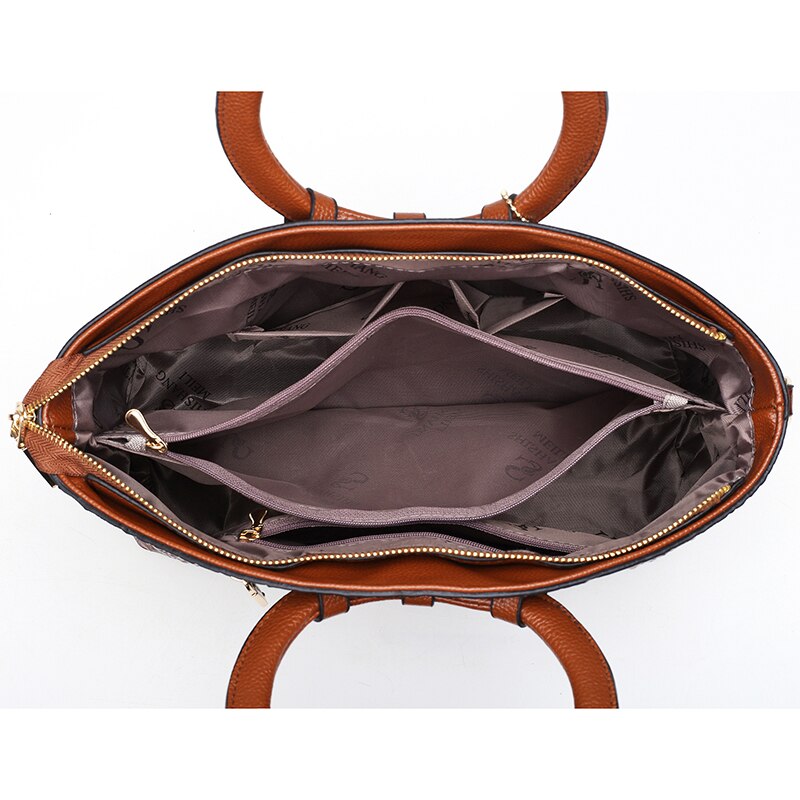 Luxuriöse Damenhandtasche mit geräumigem Innenfach-Luzern Mode