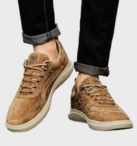 Herren Sneaker 1987 - Bequeme Freizeitschuhe für Alltag-38-Braun-Luzern Mode
