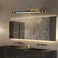Badezimmer-Spiegelleuchte | Wasserfest | Schwarz-Gold | Wandmontage-Luzern Mode