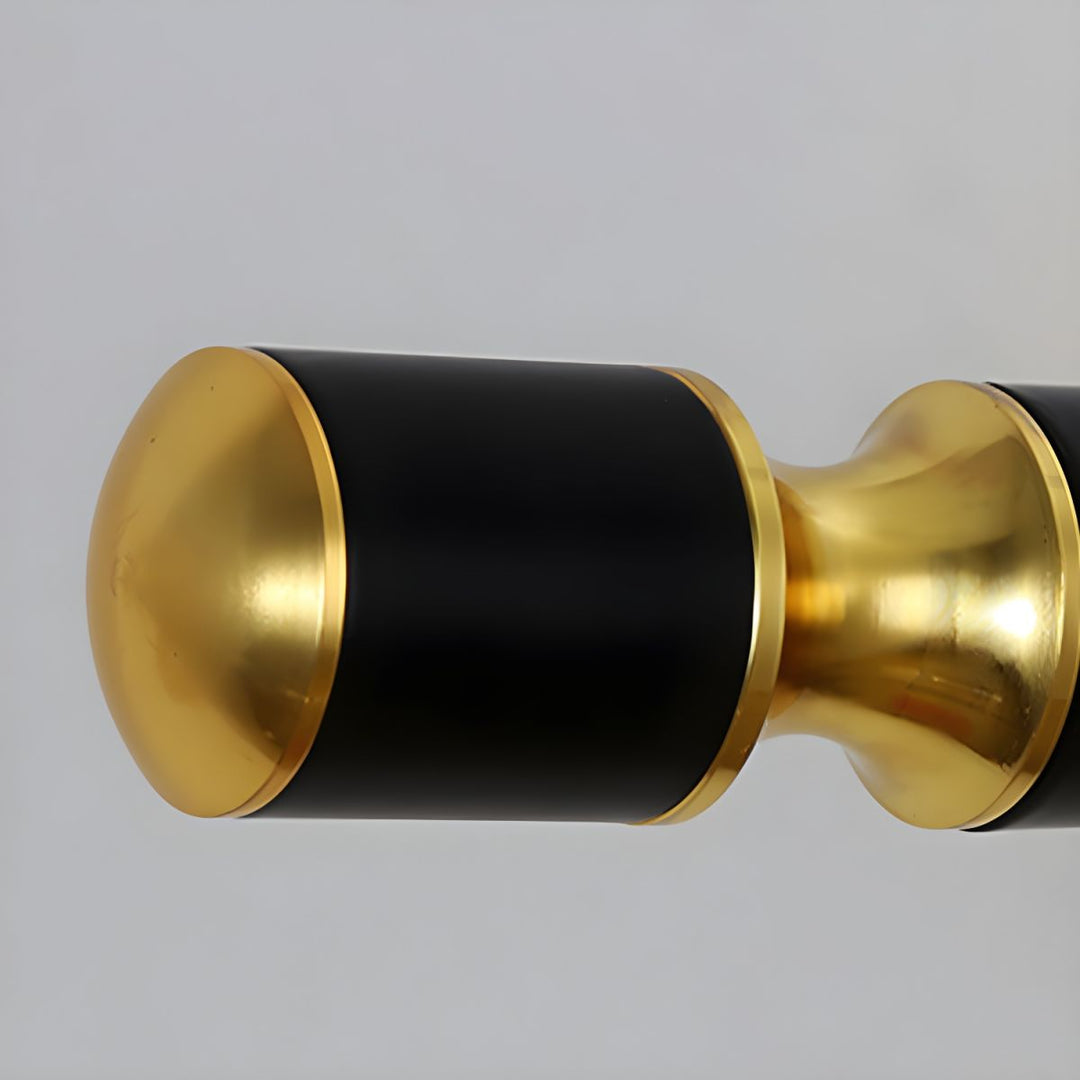 Badezimmer-Spiegelleuchte | Wasserfest | Schwarz-Gold | Wandmontage-Luzern Mode