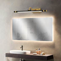 Badezimmer-Spiegelleuchte | Wasserfest | Schwarz-Gold | Wandmontage-Luzern Mode