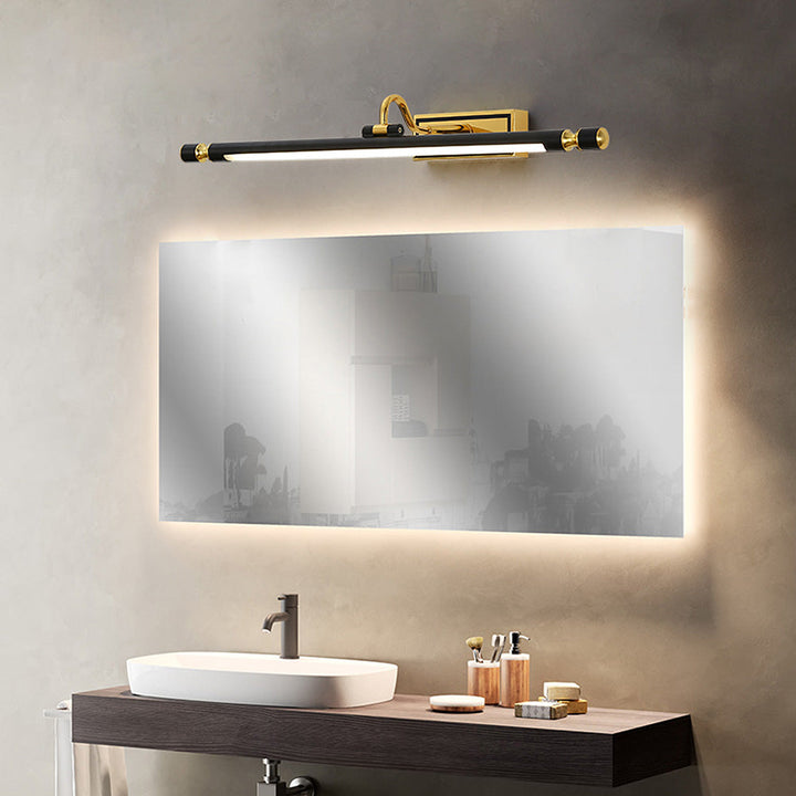 Badezimmer-Spiegelleuchte | Wasserfest | Schwarz-Gold | Wandmontage-Luzern Mode