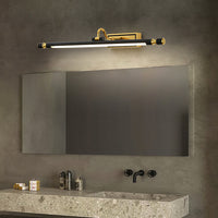 Badezimmer-Spiegelleuchte | Wasserfest | Schwarz-Gold | Wandmontage-Luzern Mode