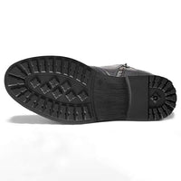 Herren Wildlederstiefel mit Nahtdetails für Outdoor-Abenteuer-Luzern Mode