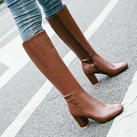 Hochwertige Damen Stiefelette aus Leder für Herbst/Winter-Luzern Mode