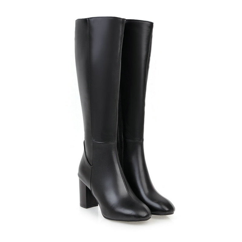 Hochwertige Damen Stiefelette aus Leder für Herbst/Winter-Schwarz-34-Luzern Mode