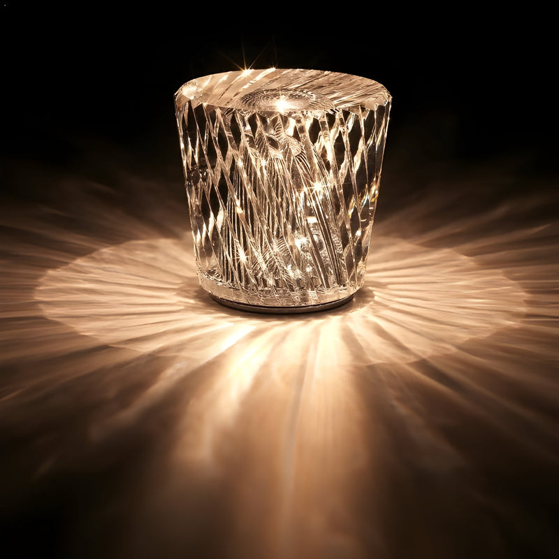 Kristall-Tischlampe | Einzigartig Stilvoll Wiederaufladbar LED Langlebig Vielseitig-Becrux-Luzern Mode