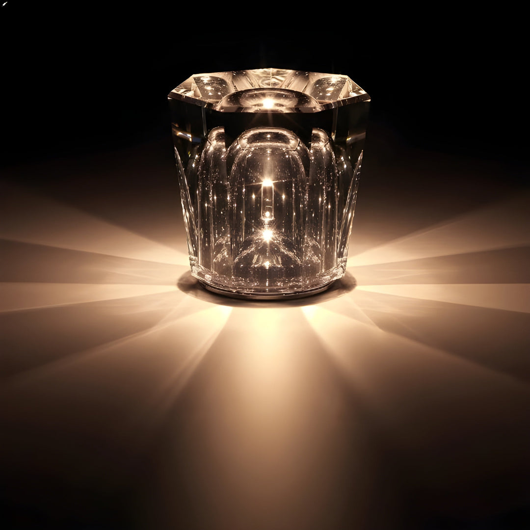 Kristall-Tischlampe | Einzigartig Stilvoll Wiederaufladbar LED Langlebig Vielseitig-Decrux-Luzern Mode