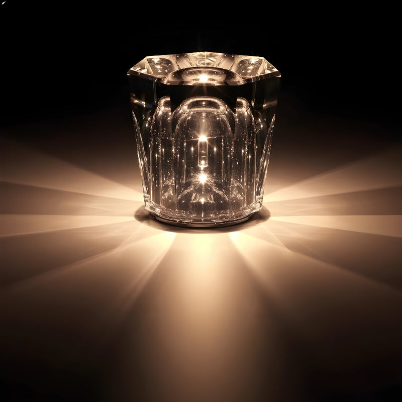 Kristall-Tischlampe | Einzigartig Stilvoll Wiederaufladbar LED Langlebig Vielseitig-Decrux-Luzern Mode