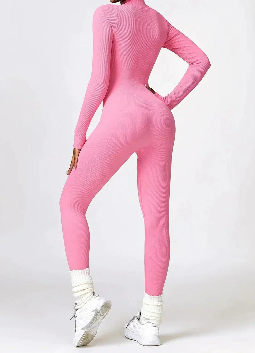 Damen Jumpsuit Langarm Einteiler Sportlich Bequem-Luzern Mode