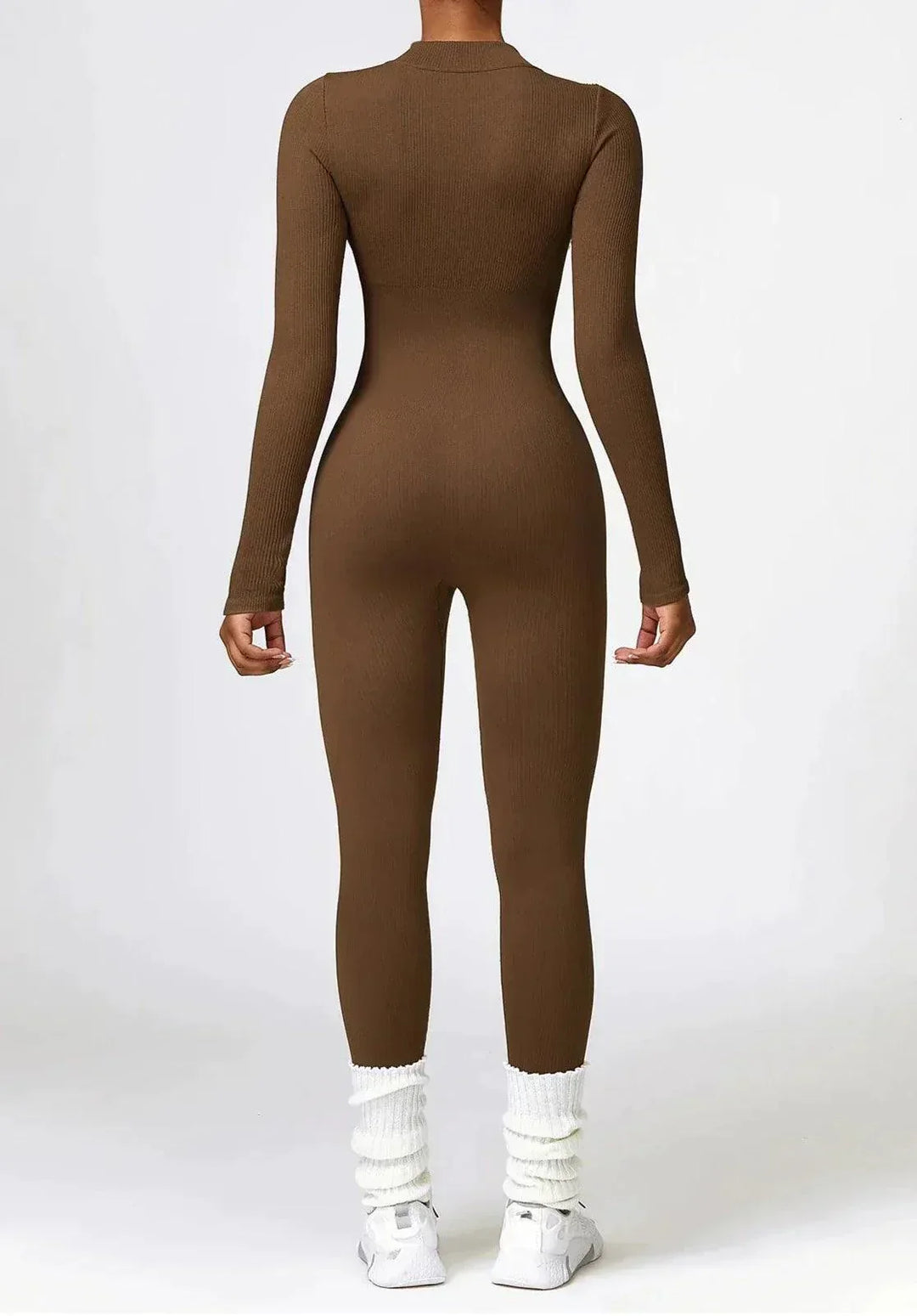 Damen Jumpsuit Langarm Einteiler Sportlich Bequem-Luzern Mode