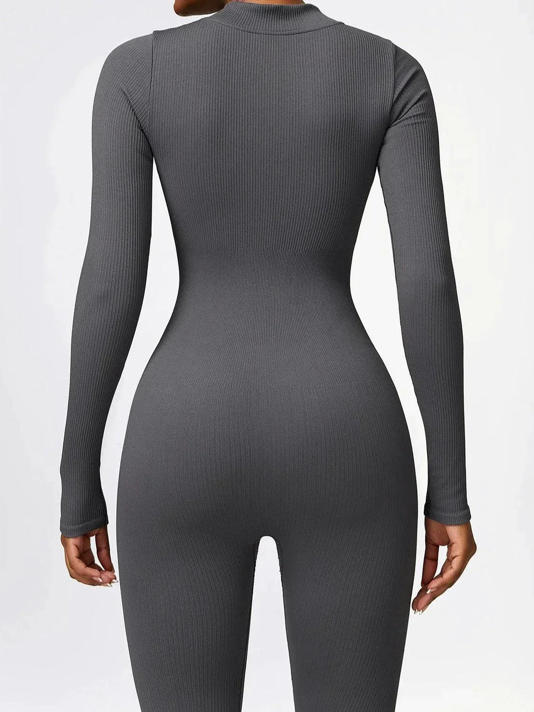 Damen Jumpsuit Langarm Einteiler Sportlich Bequem-Luzern Mode