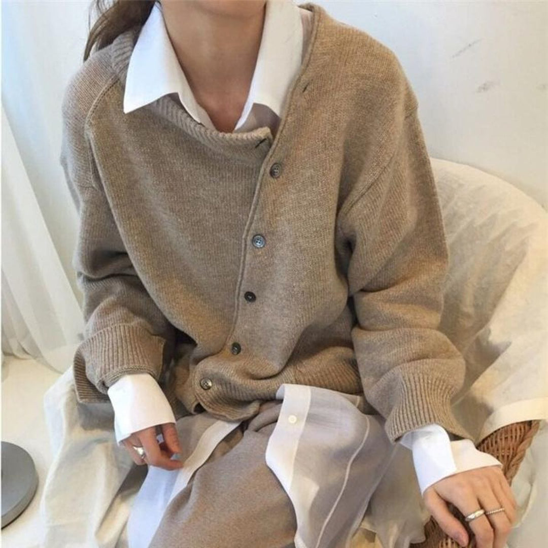 Luxuriöser Kaschmir-Cardigan für Damen - Eleganter Stil-Luzern Mode