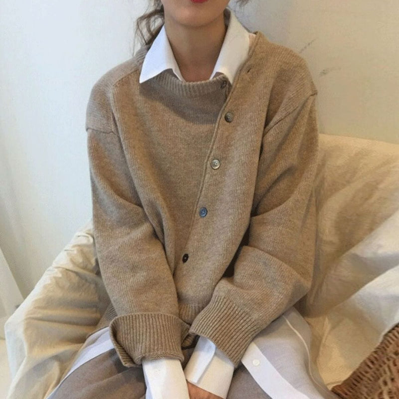 Luxuriöser Kaschmir-Cardigan für Damen - Eleganter Stil-Luzern Mode