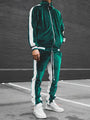 Herren Trainingsanzug Sportbekleidung Jogginganzug Set-Grün-S-Luzern Mode